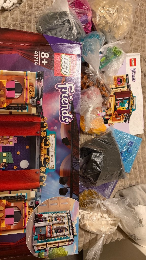 Lego theater 41714, Gebruikt, Compleet, Lego, Friends