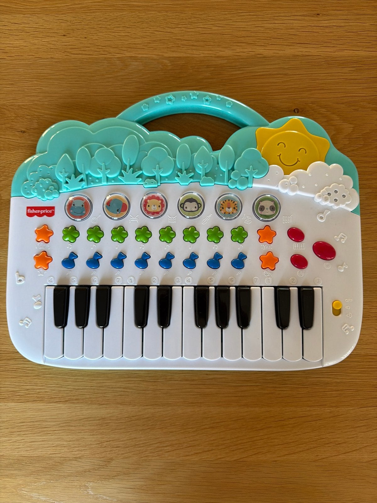 Fisher-Price Dieren Piano - Muzikaal Speelplezier voor Klein, Ophalen, Zo goed als nieuw, Overige typen, Met licht