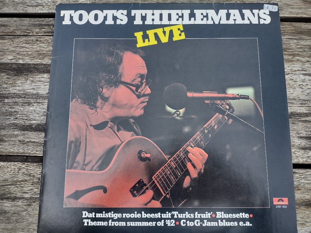 Lp - Toots Thielemans Live, Ophalen of Verzenden, Zo goed als nieuw, Jazz, LP