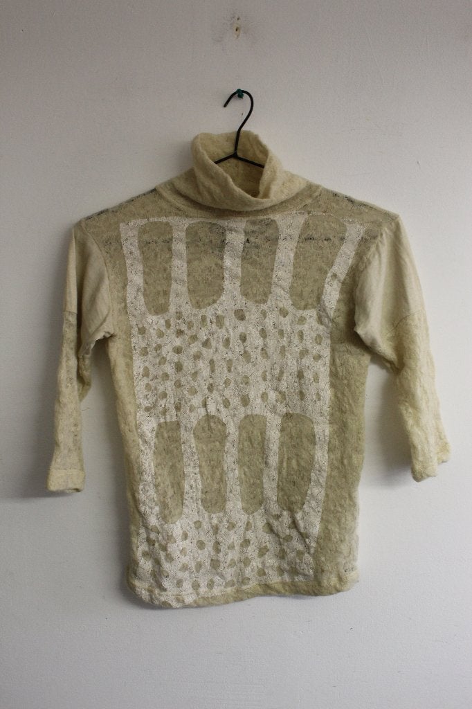 People of the labyrinth wollen truitje mt XS/S, Kleding | Dames, Verzenden, Nieuw, Maat 36 (S), Beige