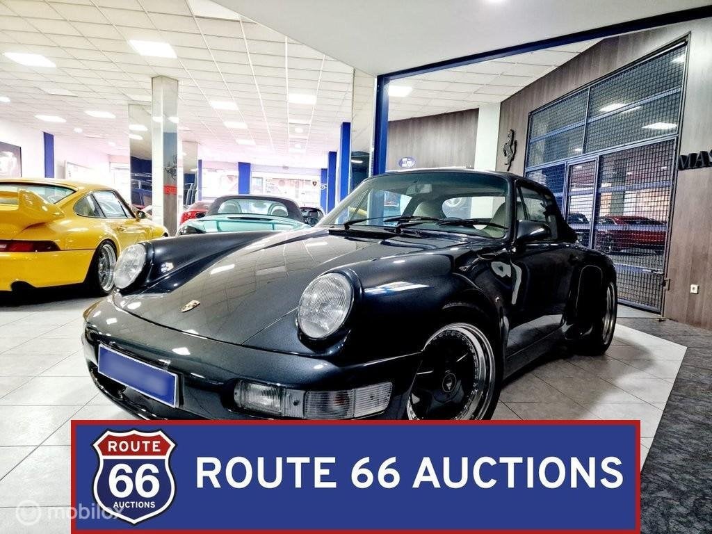 Porsche 911 Carrera 4 | 1990 | Route 66 Auctions, Overige carrosserieën, Zwart, Bedrijf, Porsche