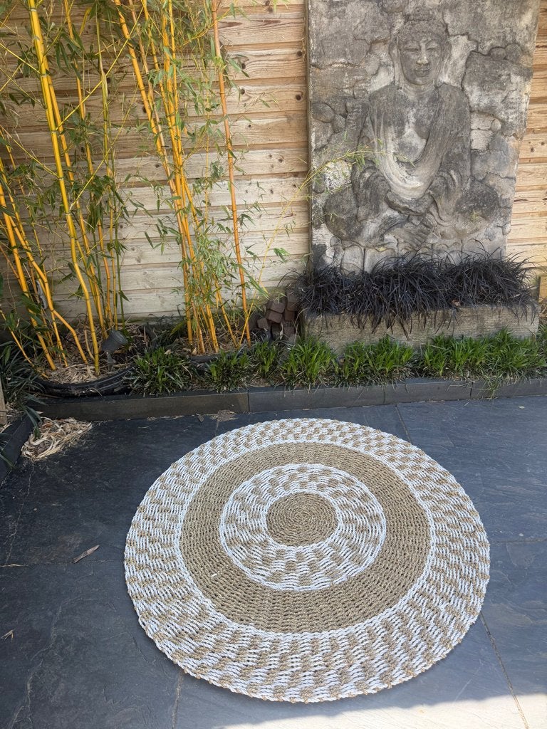 Boho Ibiza kleed Bali Indonesie rond 120 cm handwerk, Verburgt Vintage, Boho ibiza bali indonesie, Rond, Nieuw