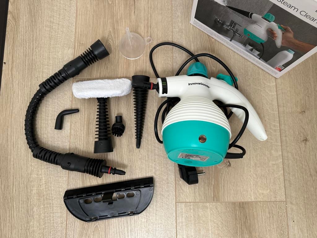 Innovagoods Steamy 9-in-1 Compact Multipurpose Stoomreiniger, Ophalen, Zo goed als nieuw, Stoomreiniger