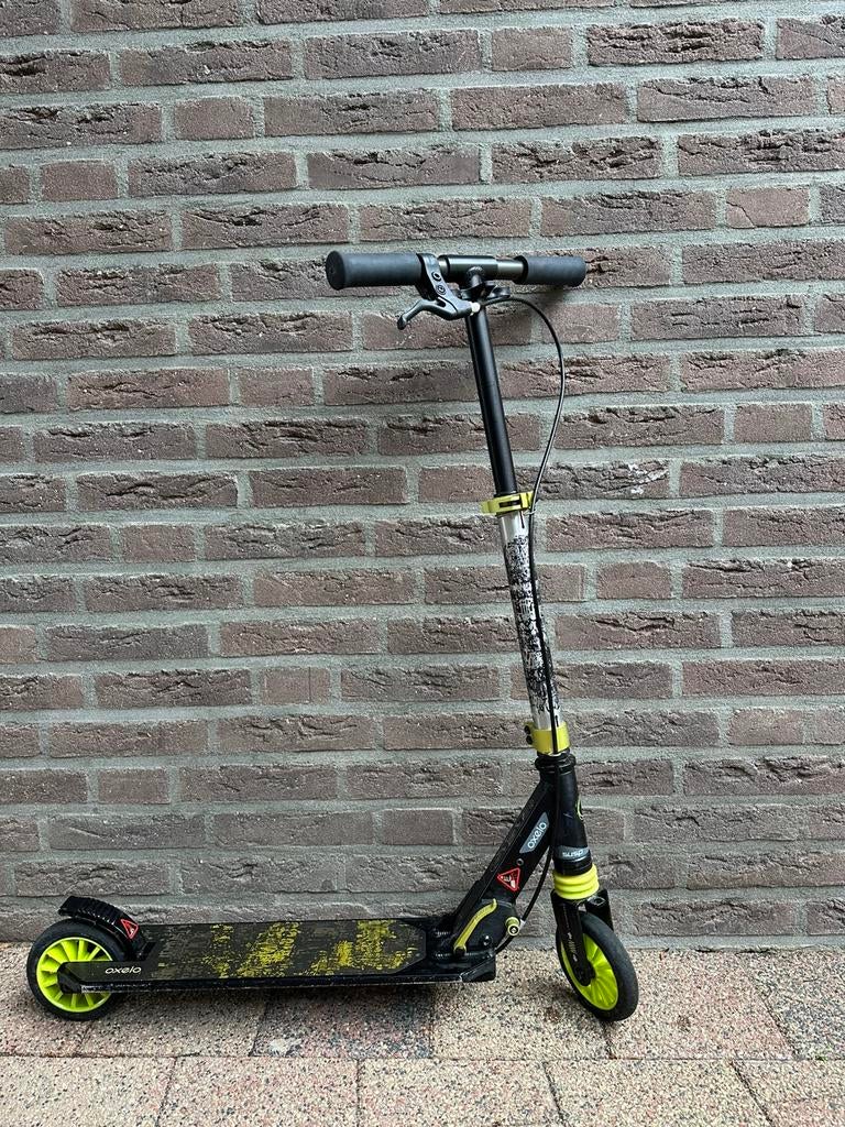 Oxelo zwarte step, Ophalen, Zo goed als nieuw, Gewone step