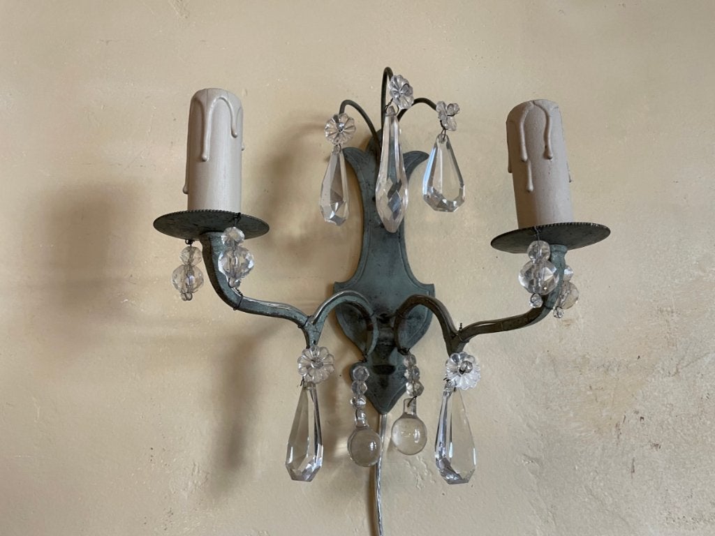 set wandlampen muurlampen Frans antiek, Ophalen of Verzenden