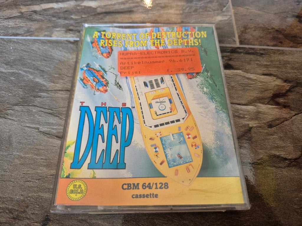 Commodore 64/128 Cassette Game: The Deep (U.S. Gold), Avontuur en Actie, Gebruikt, 1 speler, Ophalen of Verzenden