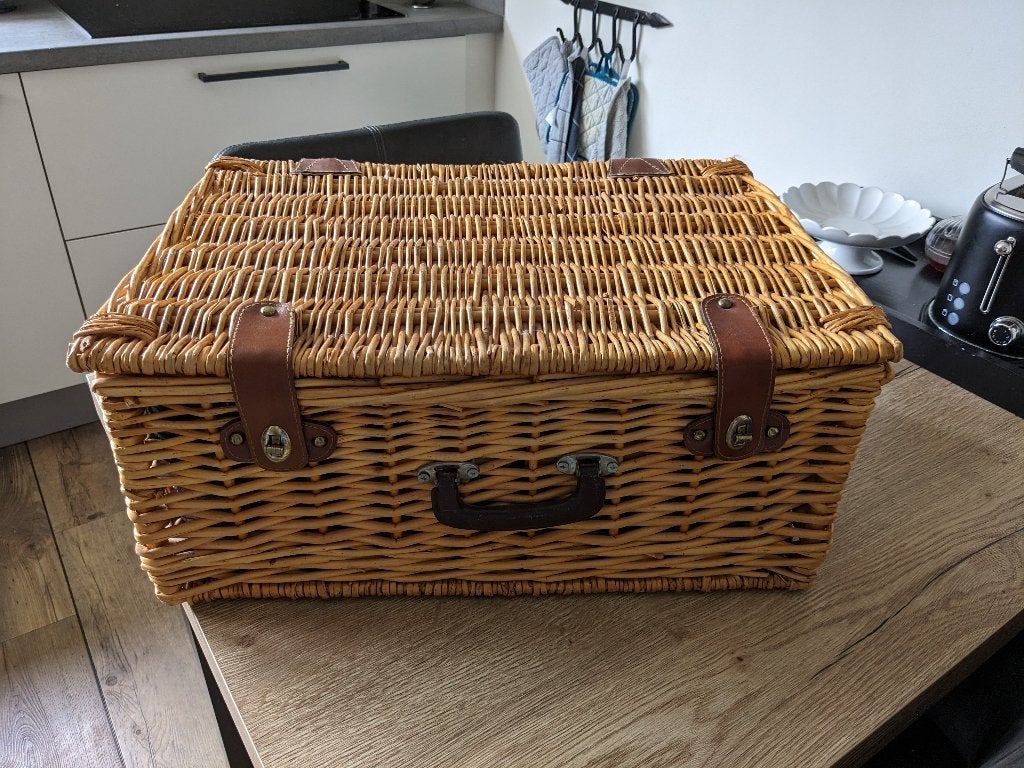 picknickmand, Ophalen, Gebruikt