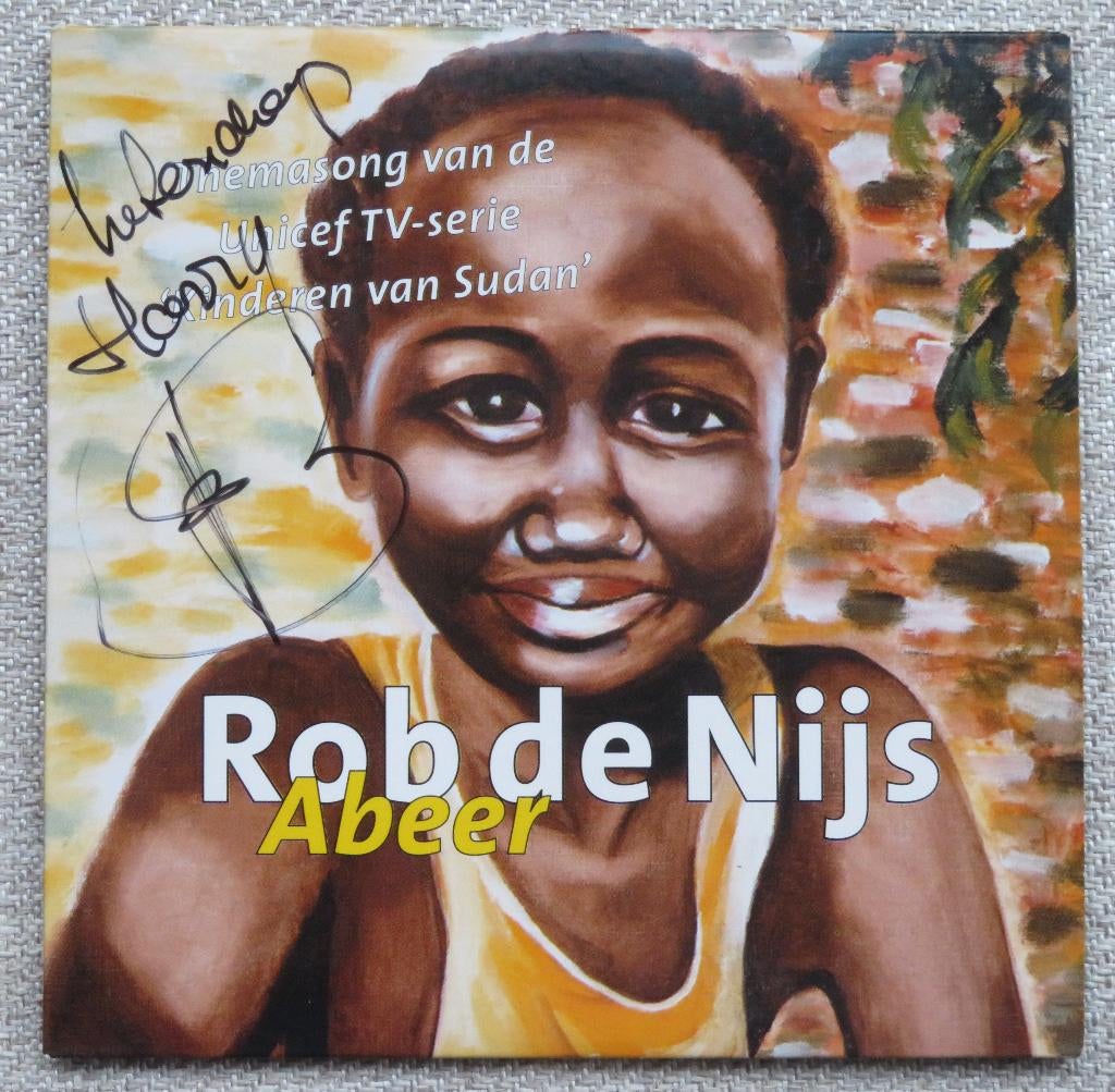 CD single Rob de Nijs: Abeer ( GESIGNEERD ), Ophalen of Verzenden, Zo goed als nieuw