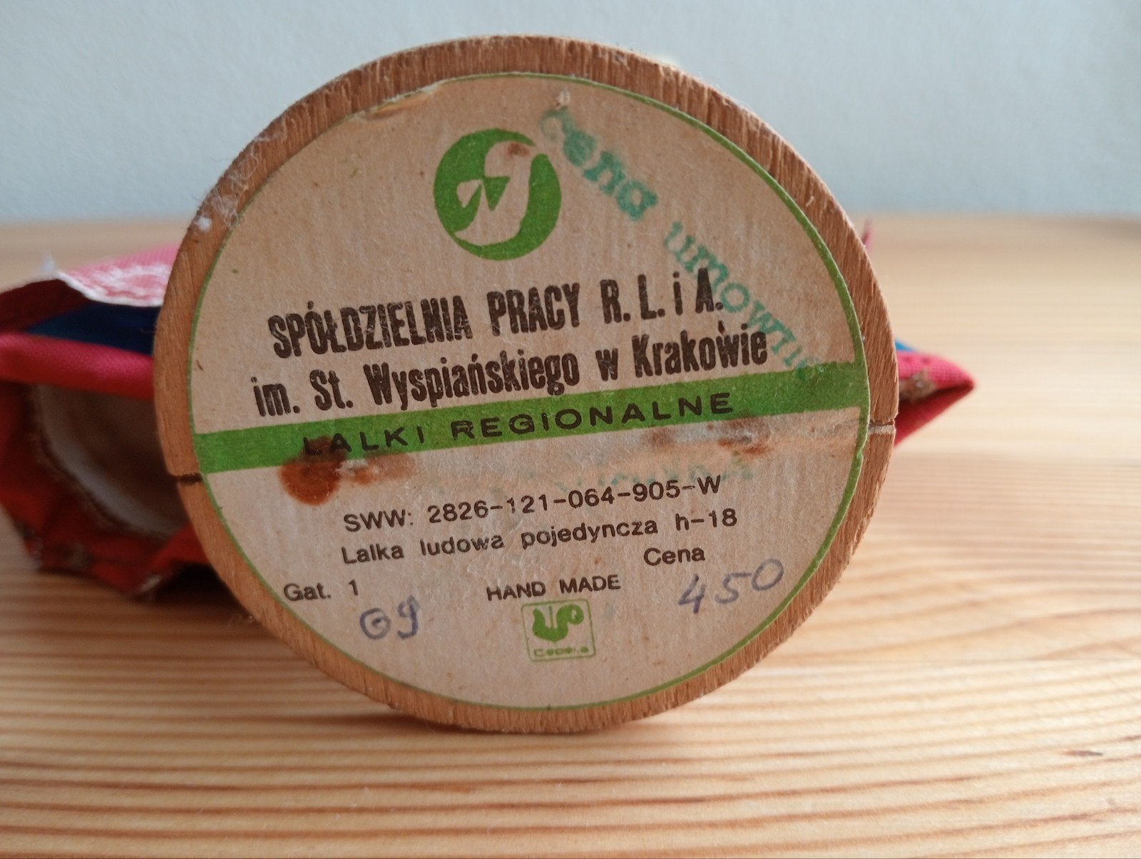 Vintage Poolse klederdracht pop uit +/- 1975, Ophalen