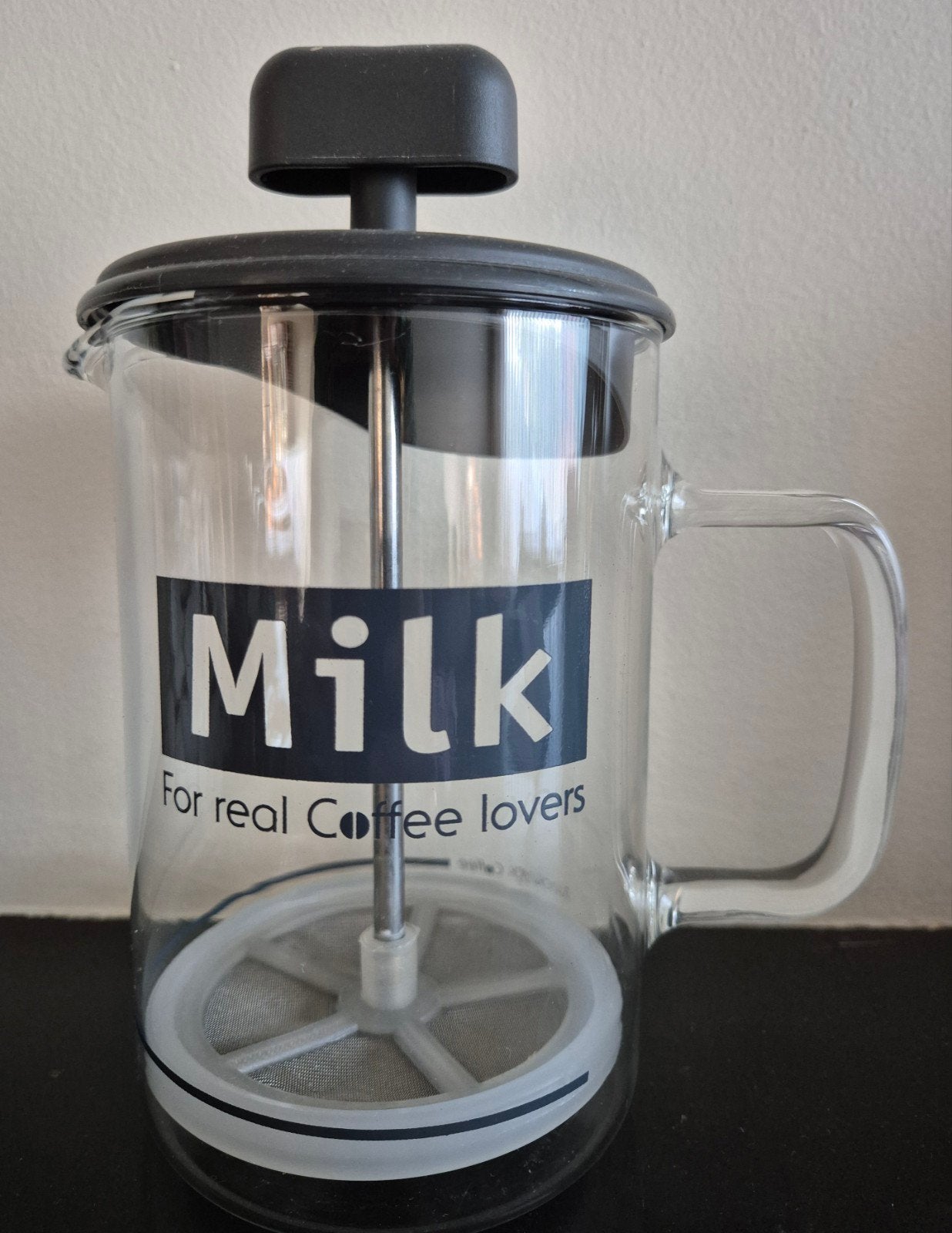 Handmatige Melkopschuimer - Voor echte koffieliefhebbers, Witgoed en Apparatuur, Ophalen of Verzenden, Zo goed als nieuw, Handmatige melkopschuimer