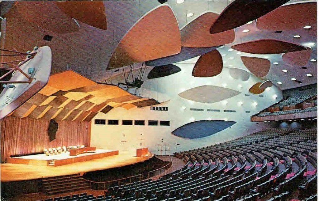 Venezuela Caracas Universiteit Aula, Verzenden, 1960 tot 1980, Ongelopen, Gebouw