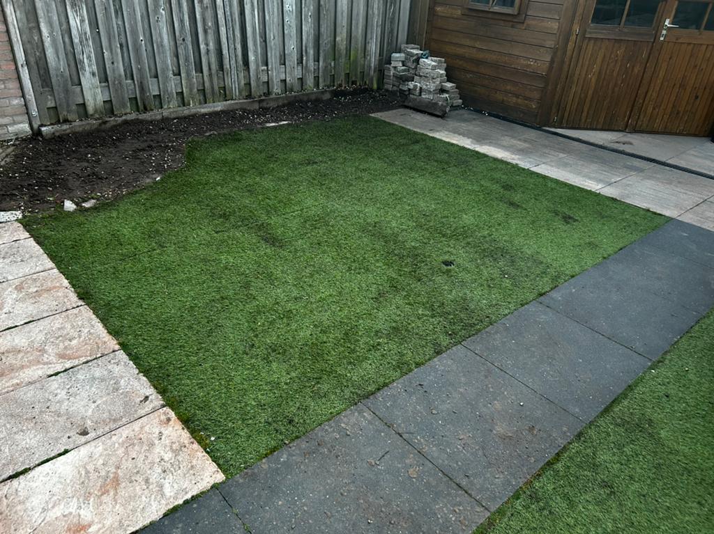 Kunstgras gebruikt, Tuin en Terras, Gras en Kunstgras, Gebruikt, Kunstgras, 20 m² of meer, Ophalen