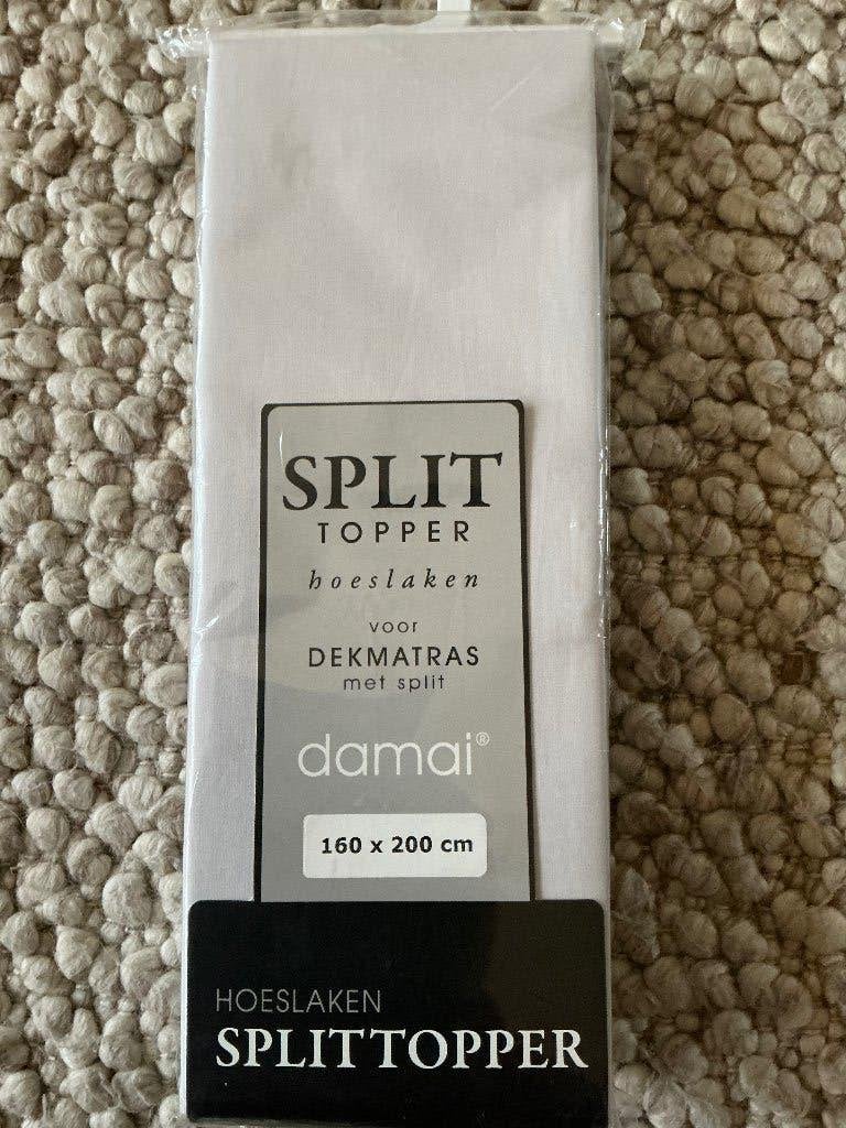 Splittopper hoeslaken, Huis en Inrichting, Slaapkamer | Beddengoed, Ophalen, Overige kleuren, Hoeslaken of Sloop, Nieuw