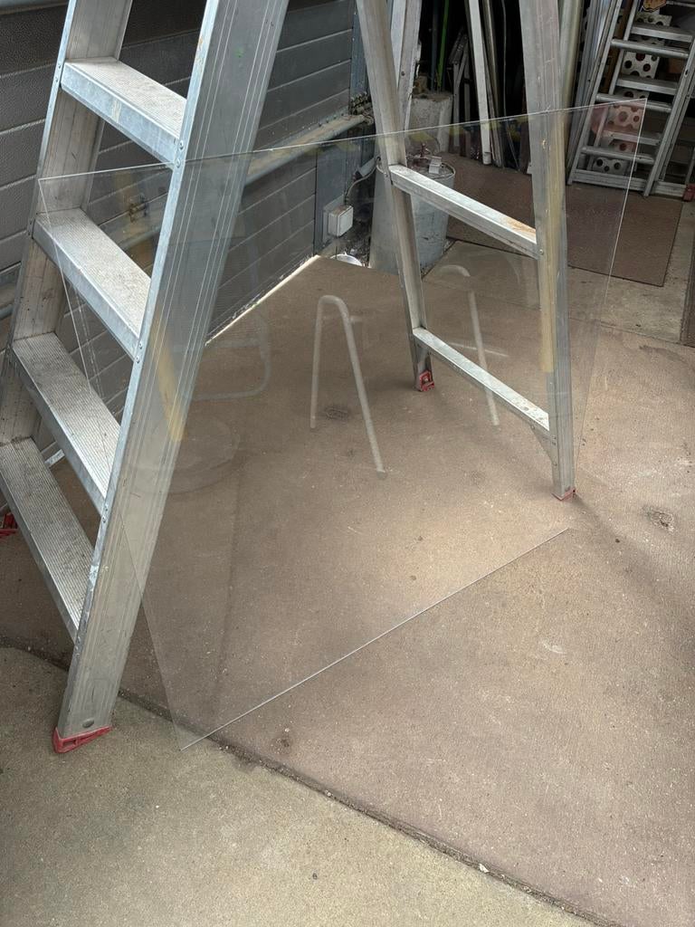 Plexiglas polycarbonaat helder 102x93 cm 3 mm dik, Ophalen, Zo goed als nieuw