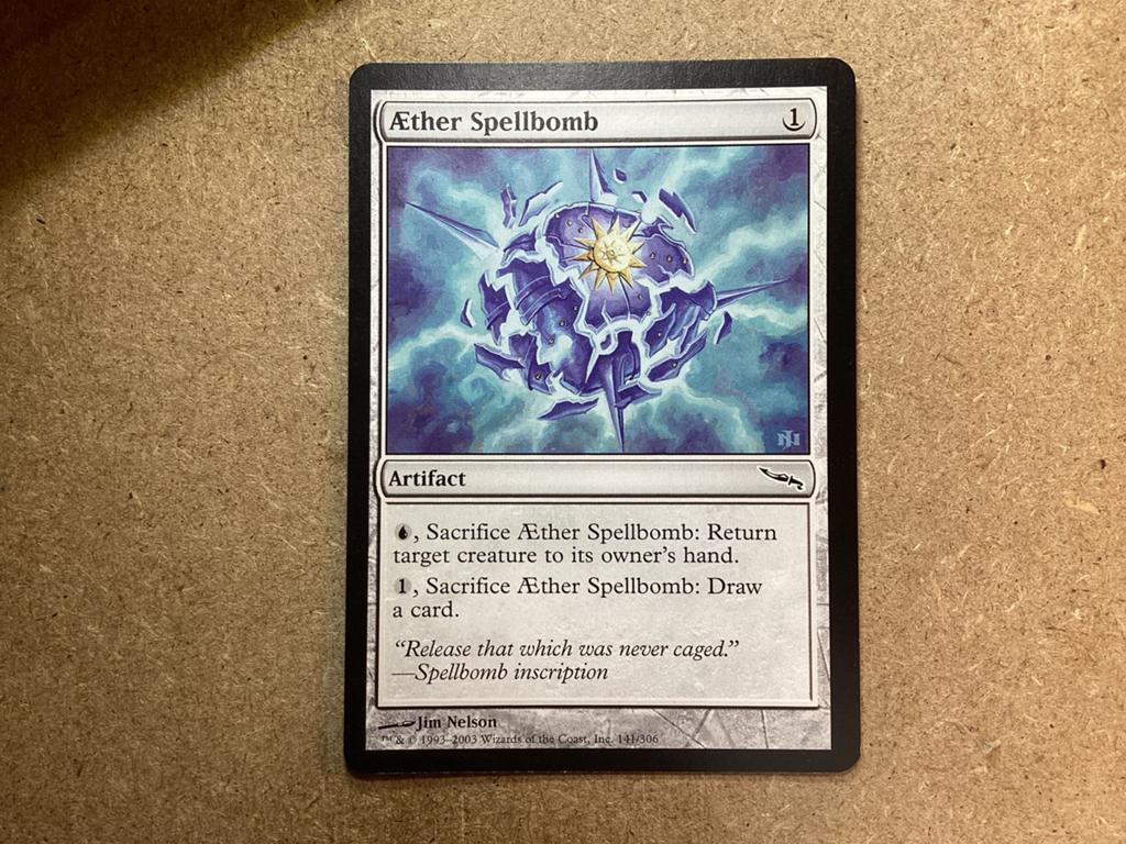 1x Aether Spellbomb [141/306] (Near Mint), Ophalen of Verzenden, Zo goed als nieuw, Losse kaart