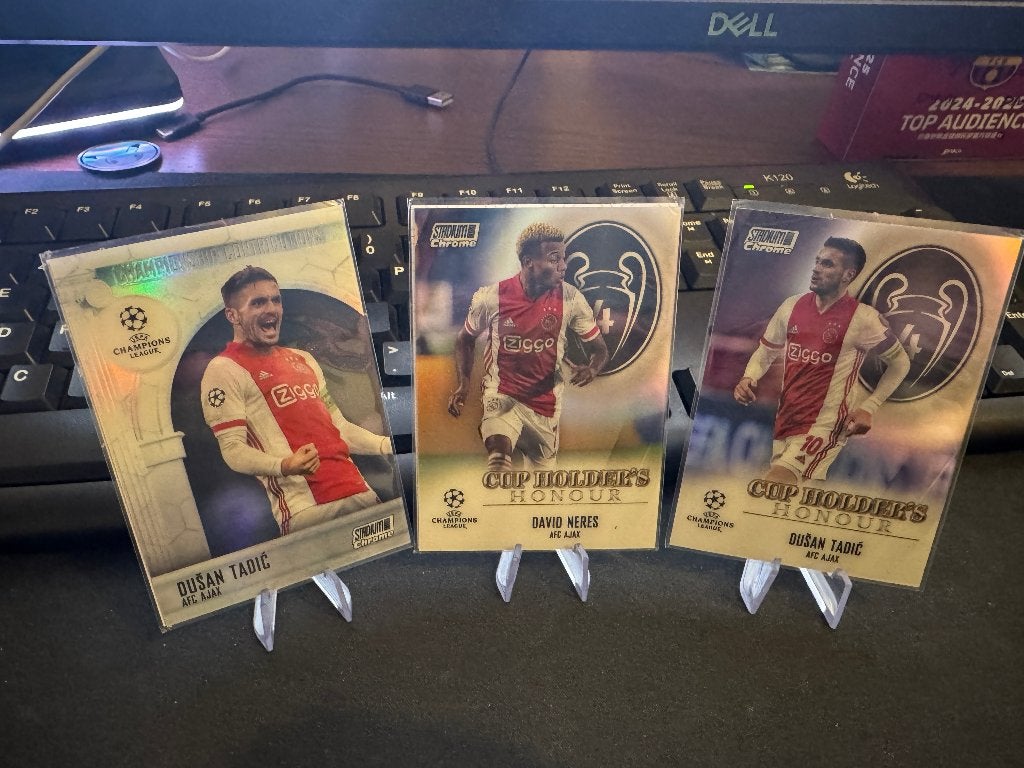 Dusan Tadic & David Neres Topps Staduim chrome, Ophalen of Verzenden, Nieuw, Ajax, Spelerskaart