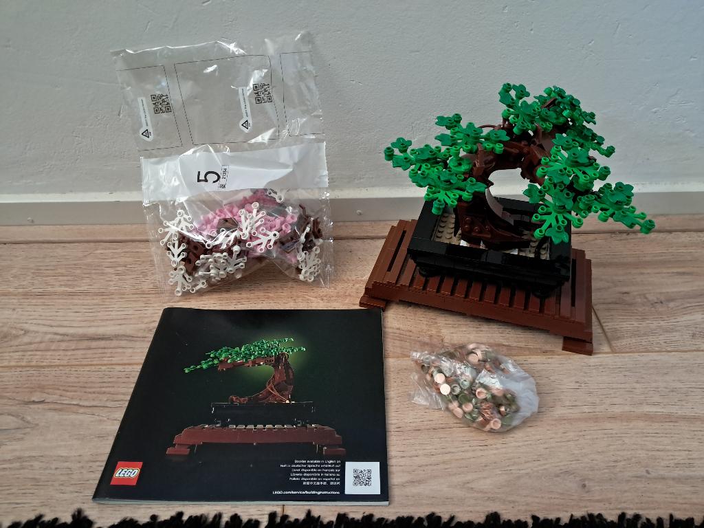 Lego 10281 – Bonsai Tree (uit elkaar gehaald), Ophalen of Verzenden, Zo goed als nieuw, Icons, Complete set
