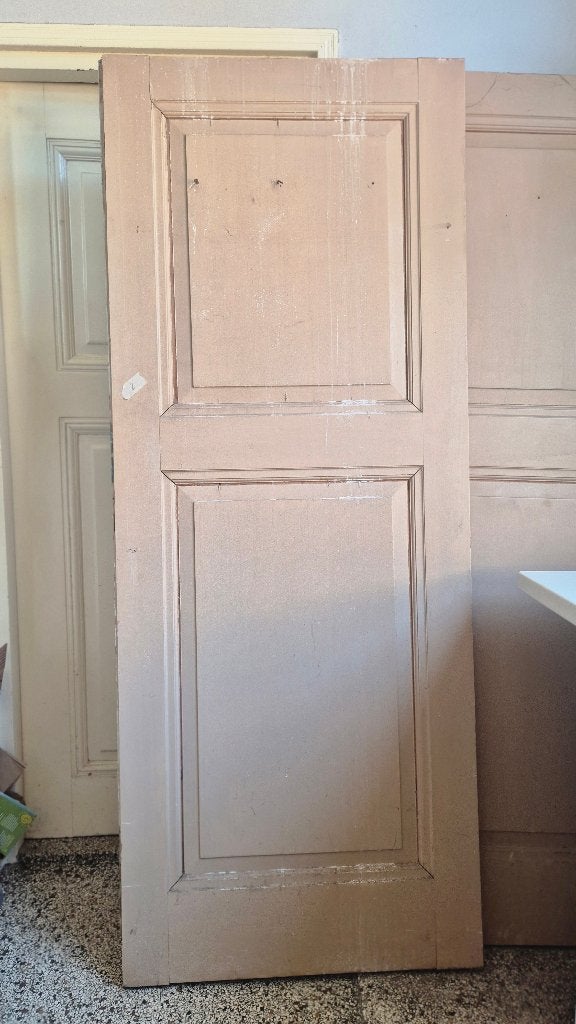 Antieke Paneeldeur, Doe-het-zelf en Verbouw, Deuren en Horren, Ophalen, Gebruikt, 80 tot 100 cm, Binnendeur