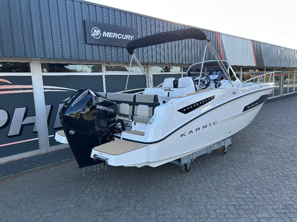 Karnic SL641 consoleboot met Mercury 175PK NIEUW, Nieuw, 175 pk, Ophalen, 70 pk of meer