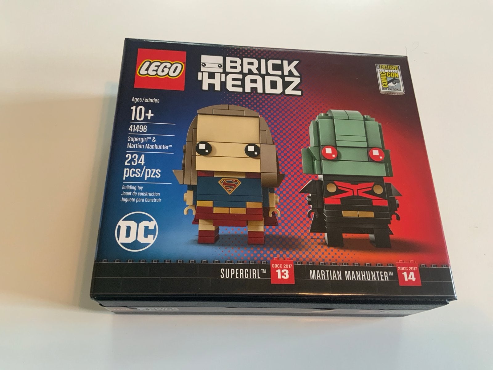 Lego BrickHeadz 41496 Supergirl & Martian Manhunter SDCC, Kinderen en Baby's, Speelgoed | Duplo en Lego, BrickHeadz, Lego, Nieuw