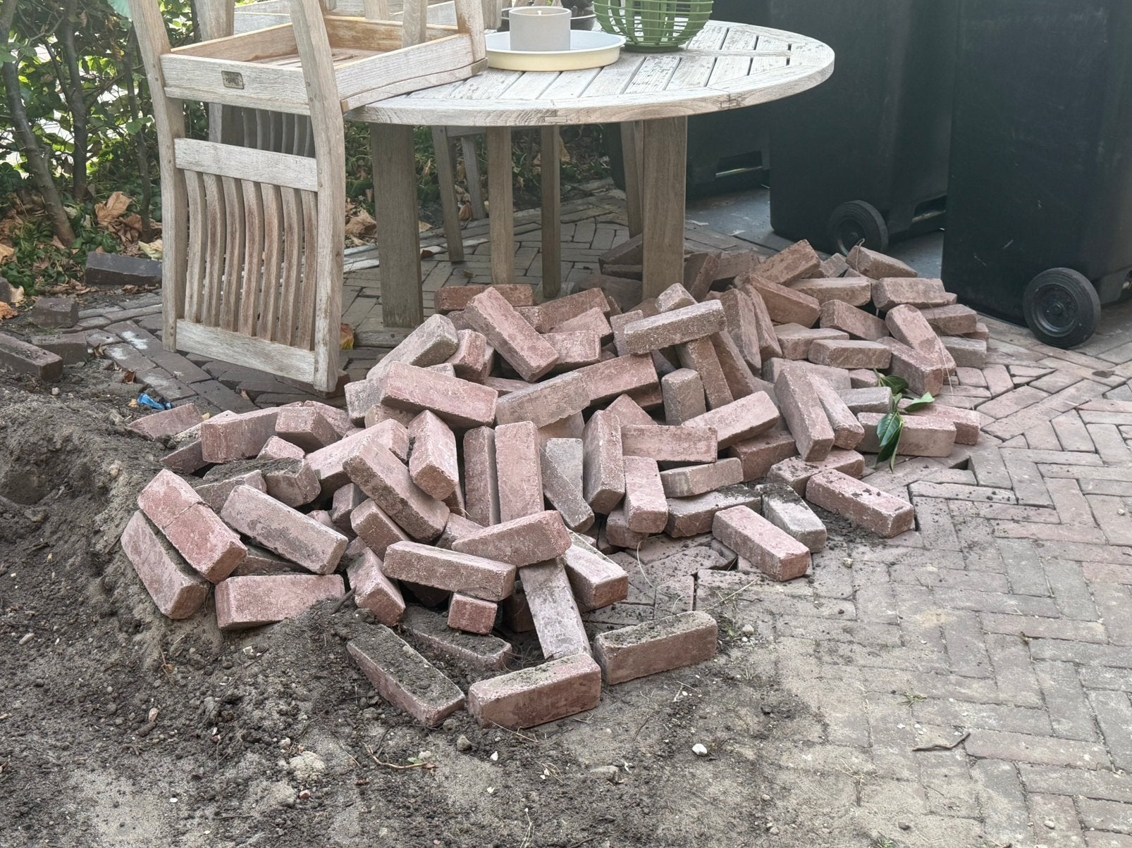 Grstis straat stenen - nieuw, Minder dan 3 m³, Ophalen