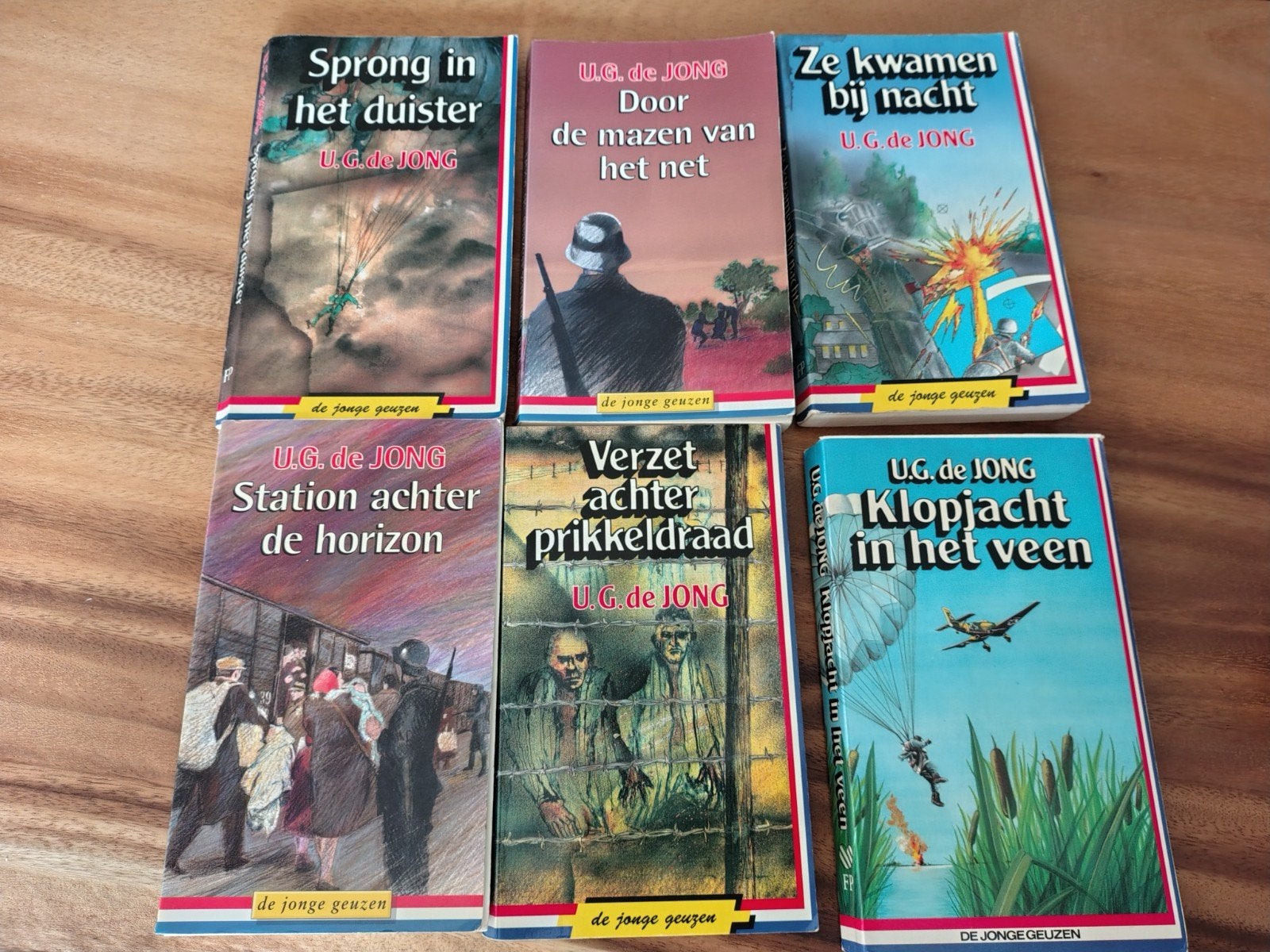 Jeugdserie de jonge geuzen , U.G. de Jong, Boeken, Ophalen, Gelezen, U.g. de jong