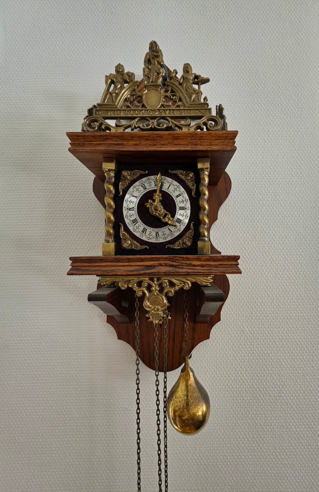Authentieke Zaanse Wandklok, Antiek en Kunst, Ophalen of Verzenden