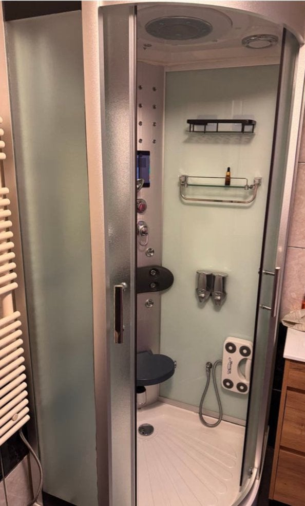 Zo goed als nieuwe stoomdouchecabine, gedemonteerd, Ophalen of Verzenden, Zo goed als nieuw, Met douche