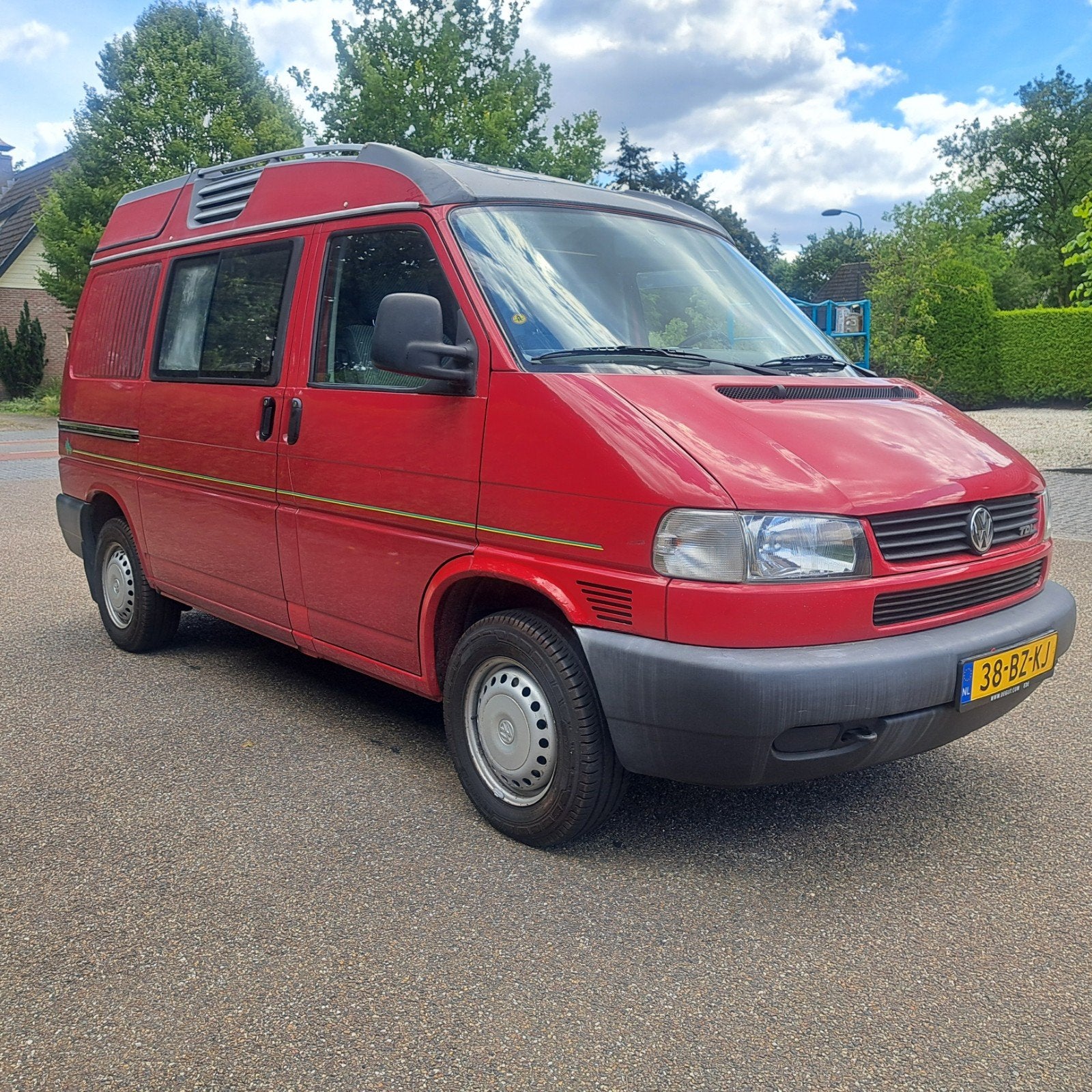 Volkswagen Transporter TD 1996 camper dehler, Auto's, 700 kg, 102 pk, Particulier, Geïmporteerd