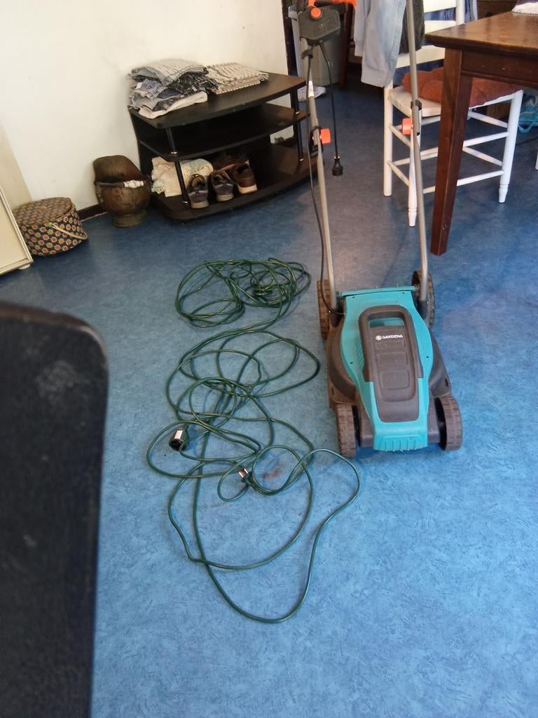 Gardena elektrische grasmaaier, Tuin en Terras, Grasmaaiers, Ophalen of Verzenden, Gebruikt