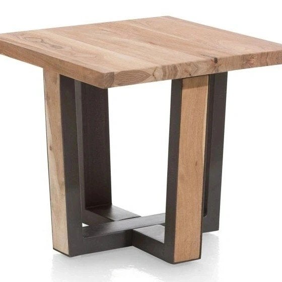 Bijzettafel Charleston, Huis en Inrichting, Tafels | Bijzettafels, Overige materialen, Vierkant, Nieuw, 55 tot 75 cm