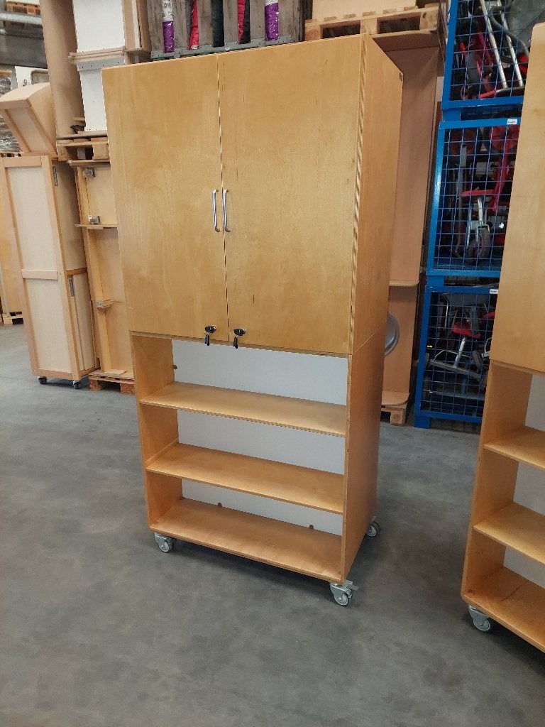 3x Kids-F hoge dubbelzijdige leidsterkast /kinderopvang kast, Ophalen of Verzenden, Zo goed als nieuw