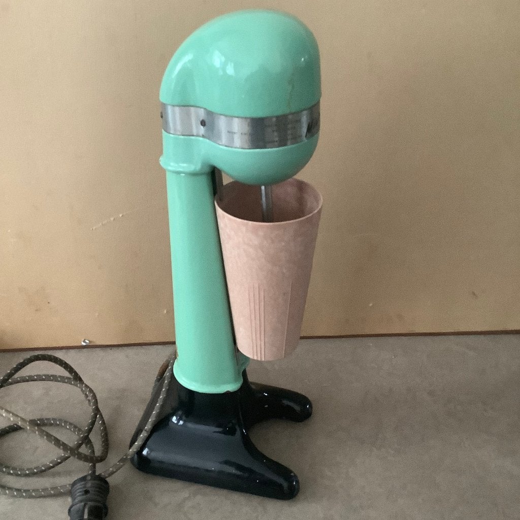 mooie antieke milkshake mixer mixnwhip horeca, Ophalen, Gebruikt