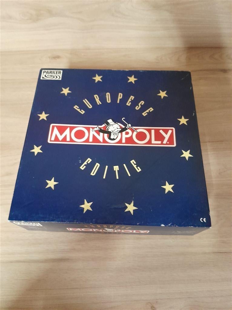 Monopoly Europese editie - s3327, Verzenden, Zo goed als nieuw