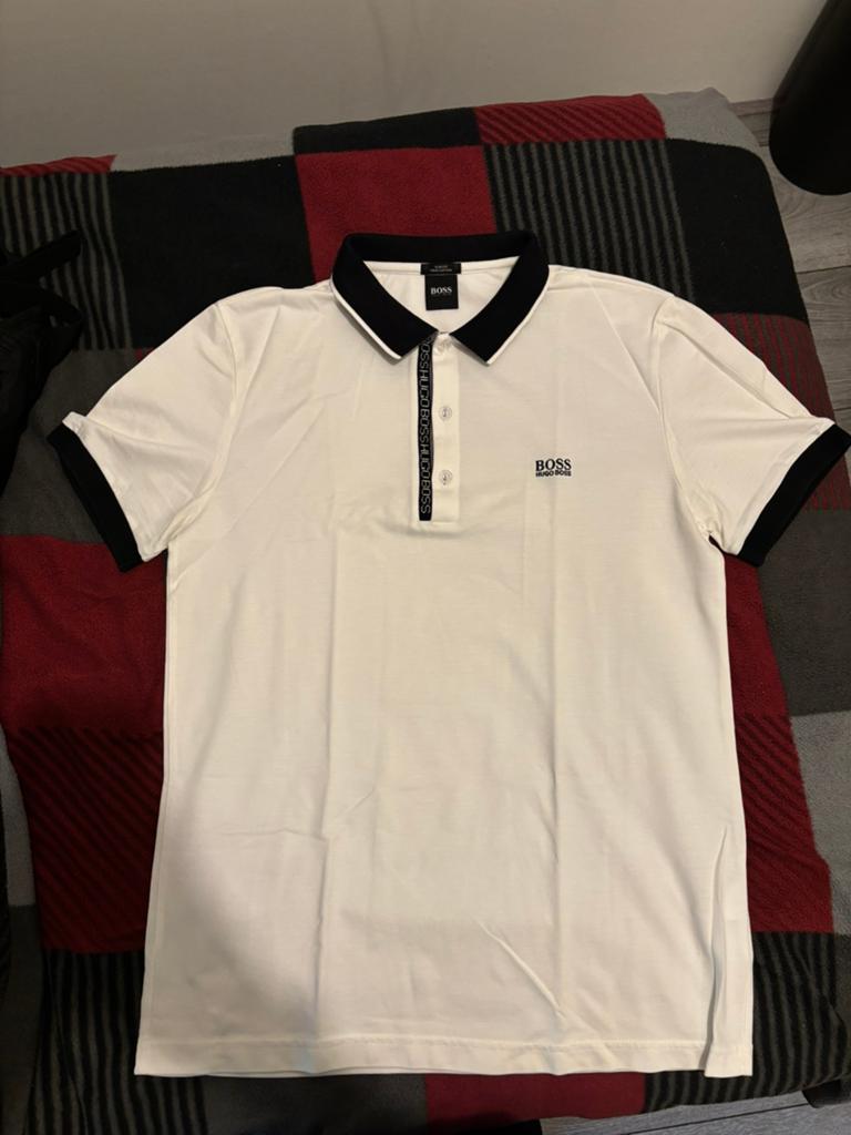 Hugo boss, Kleding | Heren, Polo's, Ophalen of Verzenden, Zo goed als nieuw, Maat 46 (S) of kleiner, Wit