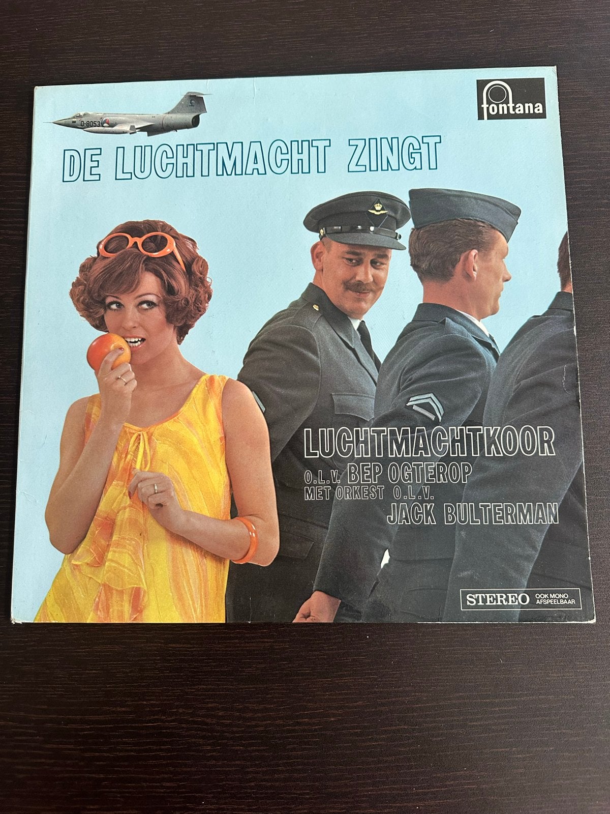 De Luchtmacht Zingt - Luchtmachtkoor LP (Fontana), LP, Gebruikt, Overige genres, Ophalen of Verzenden