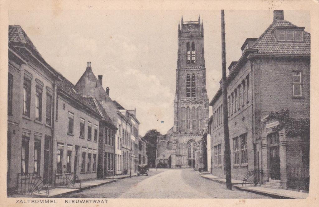 GA1442 Zatbommel Nieuwstraat Gelderland Bruchem 1936, Verzenden, 1920 tot 1940, Gelopen, Gelderland
