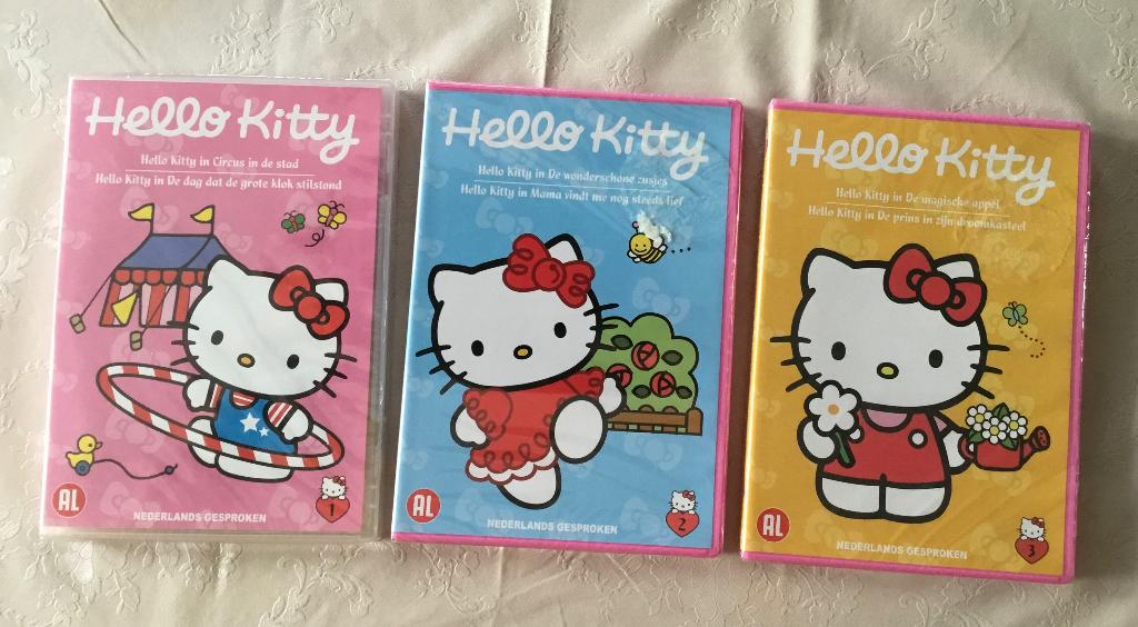 Hello Kitty deel 1, 2 en 3 nieuw in verpakking, Alle leeftijden, Ophalen of Verzenden, Nieuw in verpakking