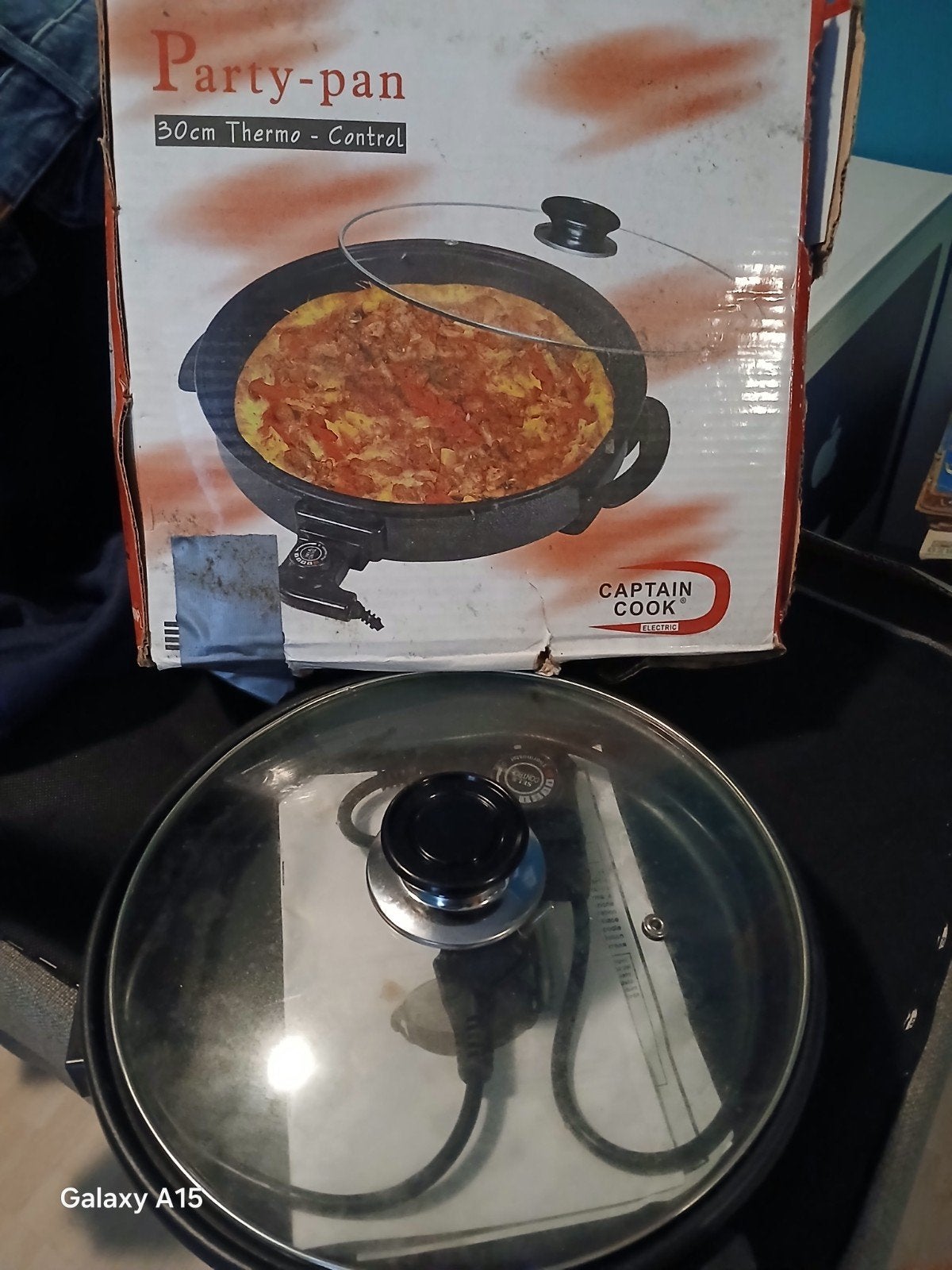 Party-pan 30cm met thermostaat - Captain Cook, Ophalen