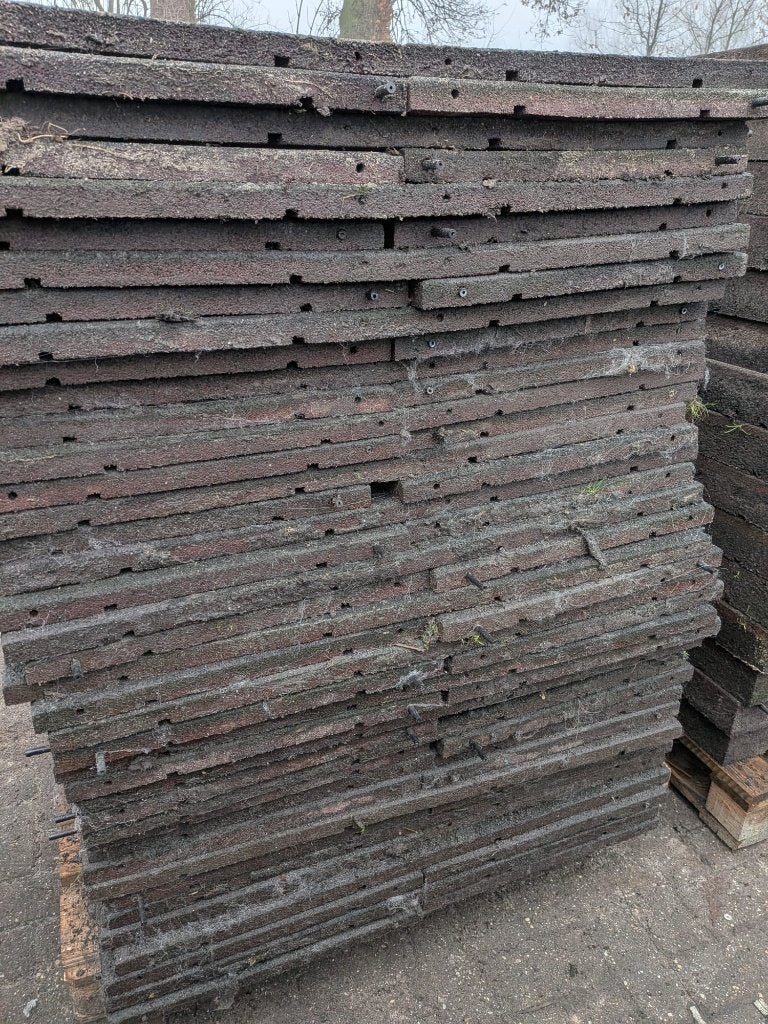Rubberen tegels, stalmatten 100 x50 x 3 cm, Dieren en Toebehoren, Stalling en Weidegang, ., ., ., Opfok