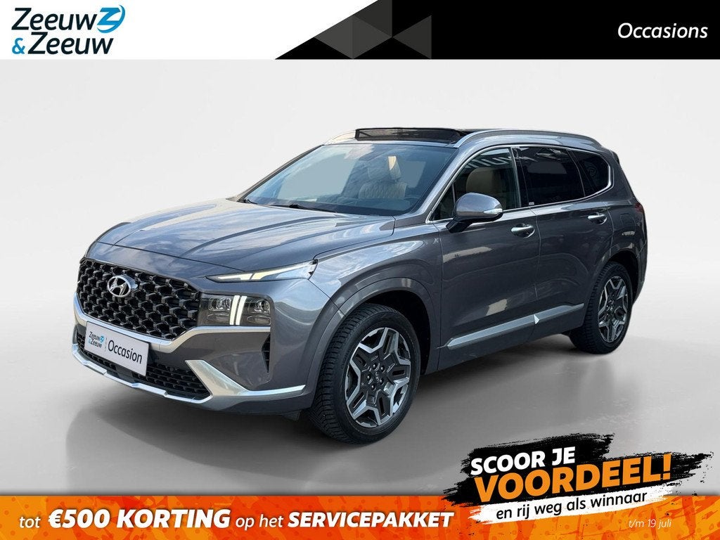 Hyundai Santa Fe 1.6 T-GDI PHEV Premium Sky 7p. | Zeer netje, Auto's, Hyundai, Automaat, Gebruikt, Euro 6, 4 cilinders