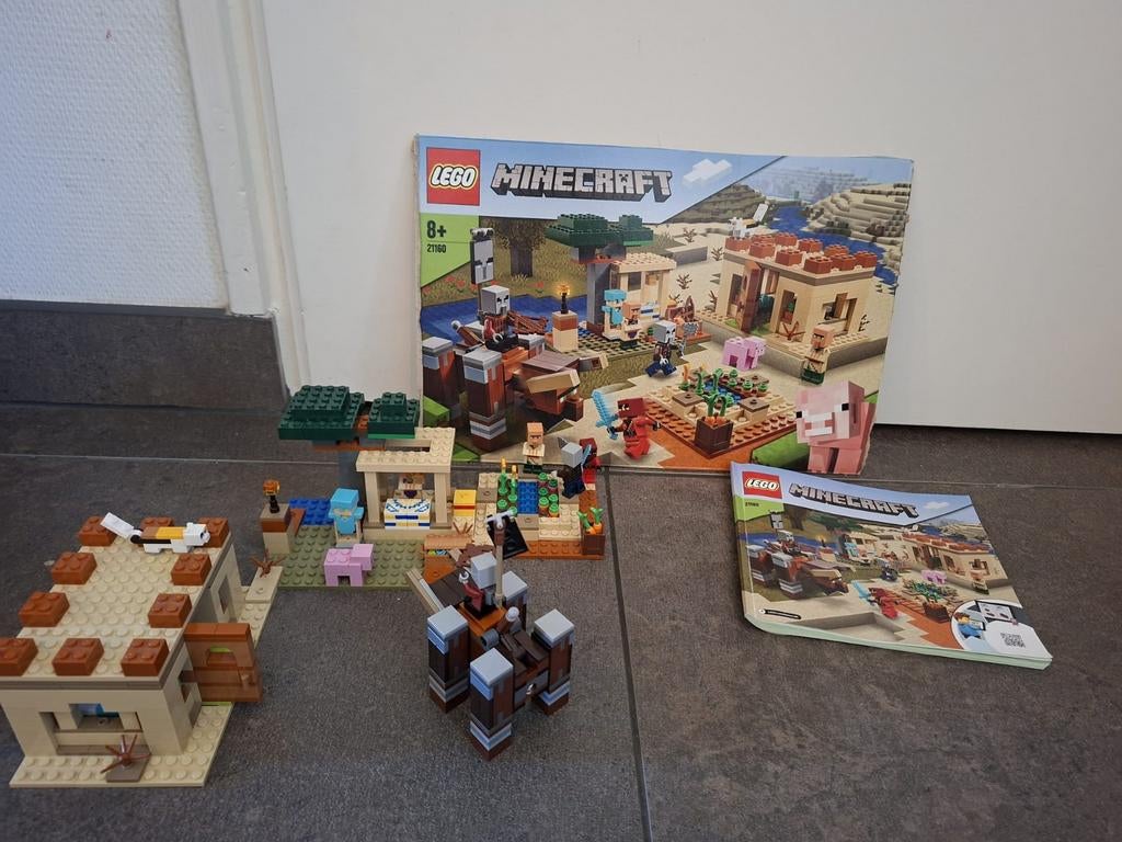 Lego Minecraft 21160 "The Illager Raid", Minecraft, Lego, Ophalen of Verzenden, Zo goed als nieuw