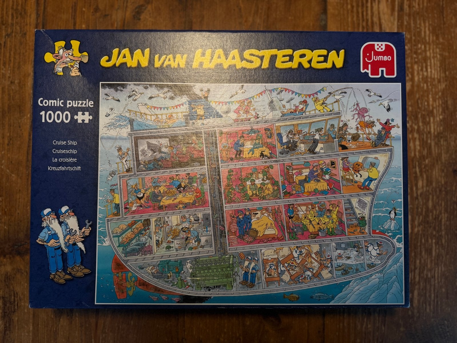 Jan van Haasteren Cruise Ship 1000 stukjes legpuzzel, Ophalen, 500 t/m 1500 stukjes, Gebruikt, Legpuzzel