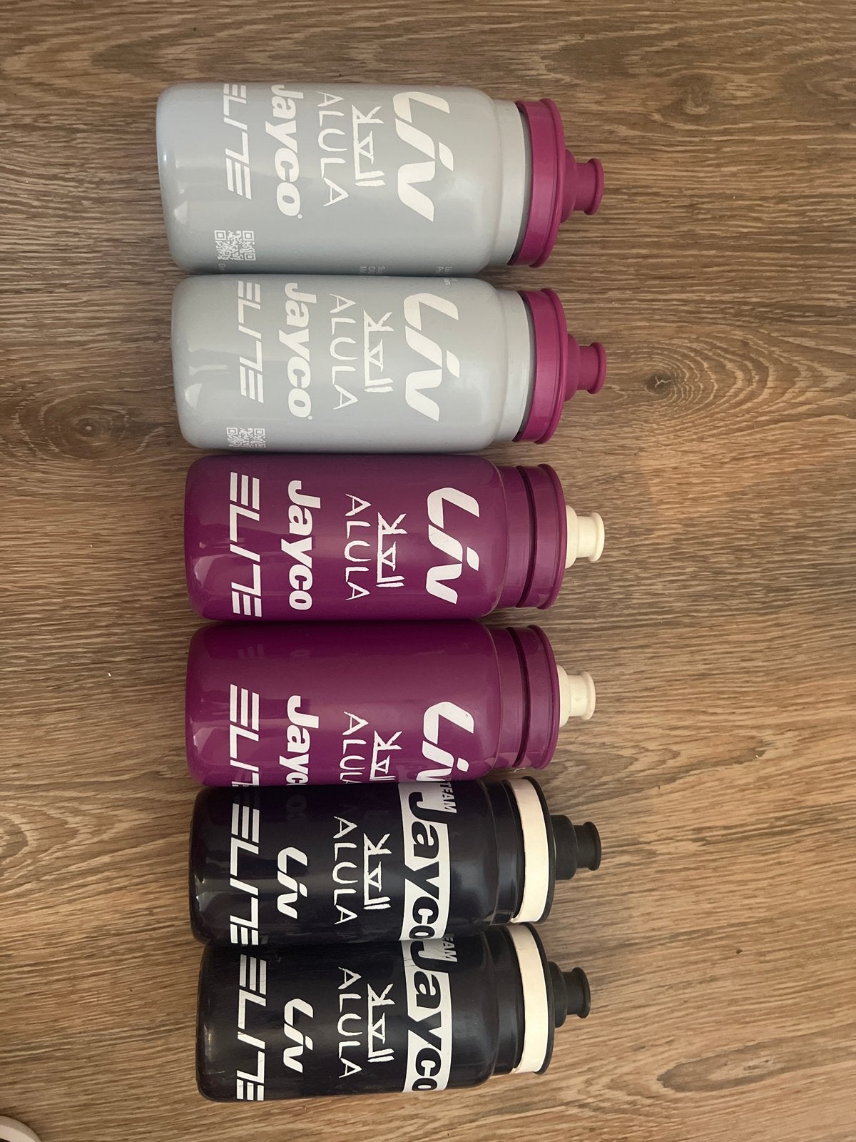 Liv Jayco Alula Elite Bidons (6 stuks) 2023-2024-2025, Ophalen of Verzenden, Gebruikt
