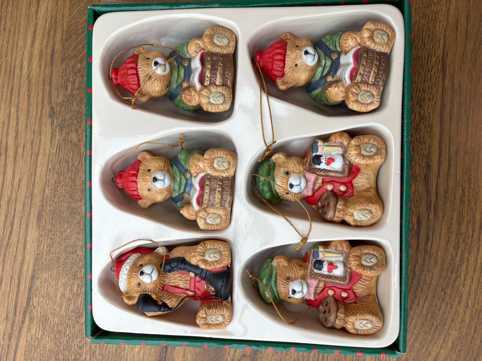 53 Stenen Kerstboom Beren - Kerstdecoratie, Diversen, Ophalen of Verzenden, Zo goed als nieuw