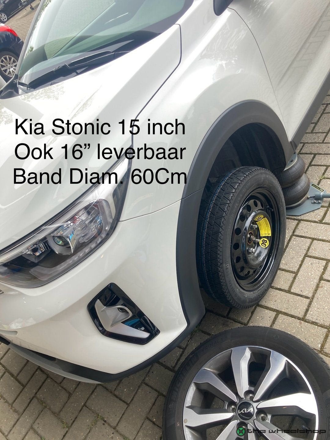 Thuiskomer Reservewiel KIA Niro EV3 Sportage Stonic 15 - 18, Gebruikt, -, Banden en Velgen, Ophalen of Verzenden