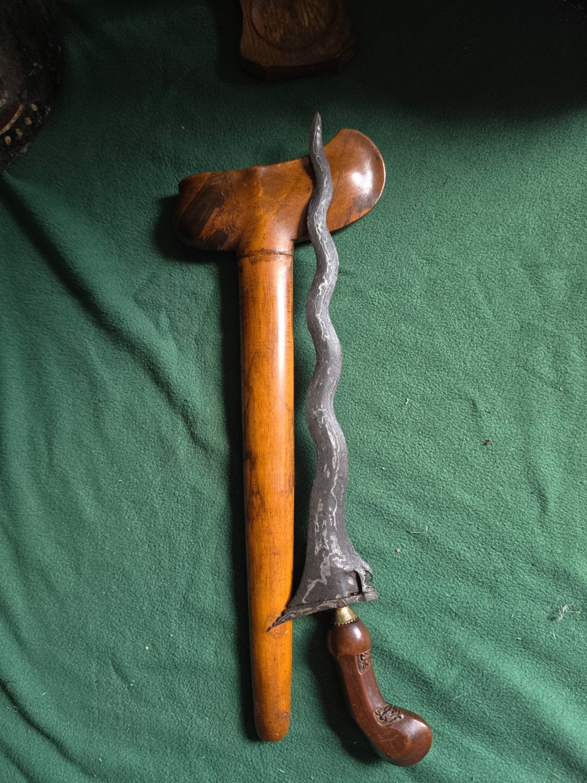 Antieke keris / kris #5, Indonesië, Ophalen of Verzenden, Wapen, Metaal