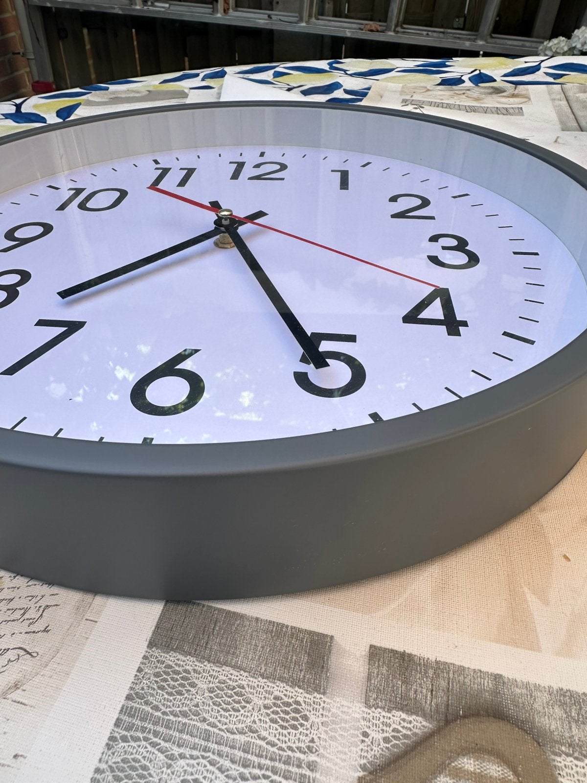 Klok, Huis en Inrichting, Woonaccessoires | Klokken, Ophalen of Verzenden, Zo goed als nieuw, Wandklok