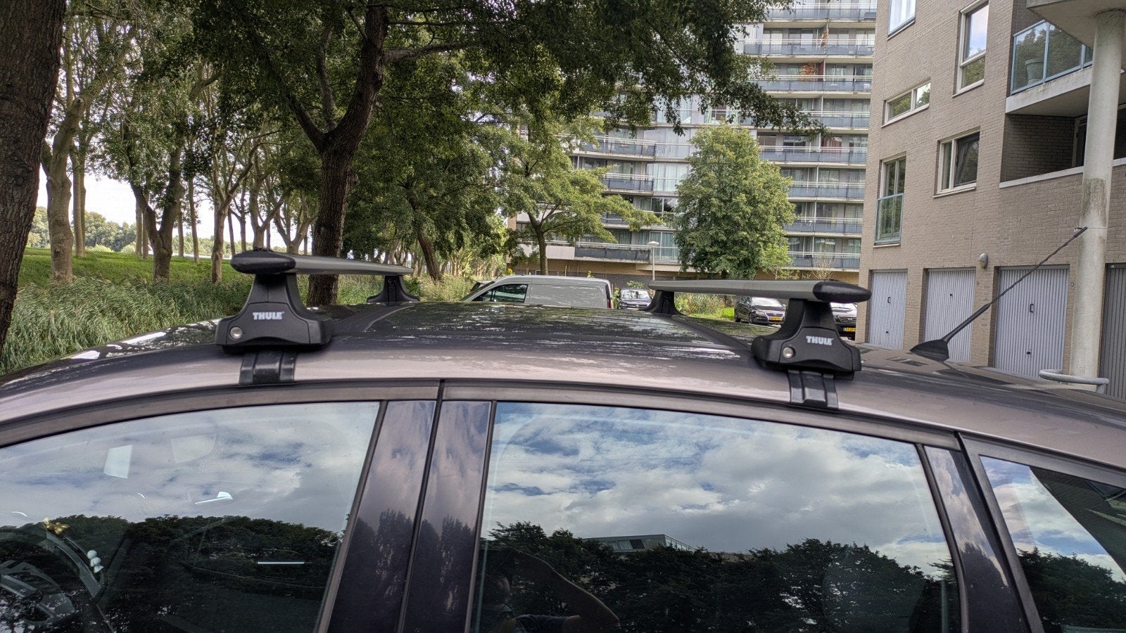 Dakdrager Thule wingbar, Ophalen