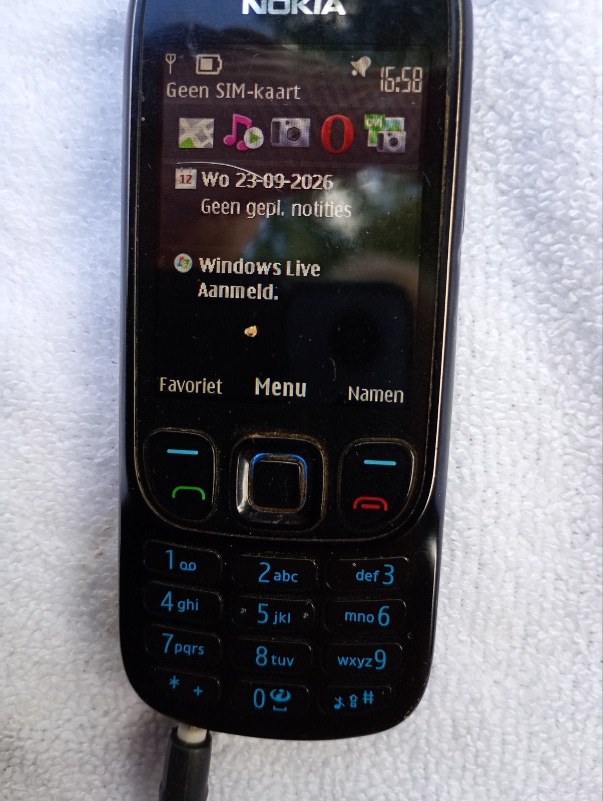 Nokia 6303 classic, Gebruikt, Zwart, 3 tot 6 megapixel, Ophalen of Verzenden